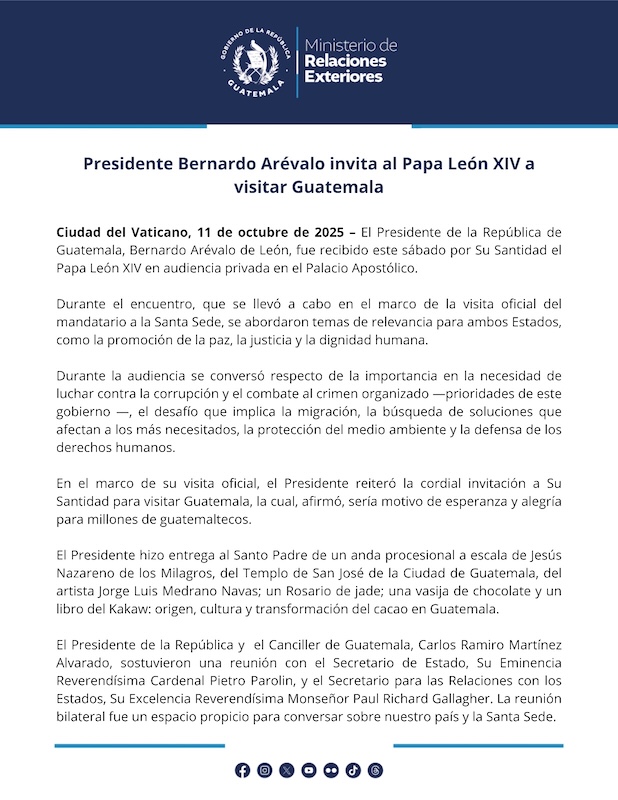 comunicado