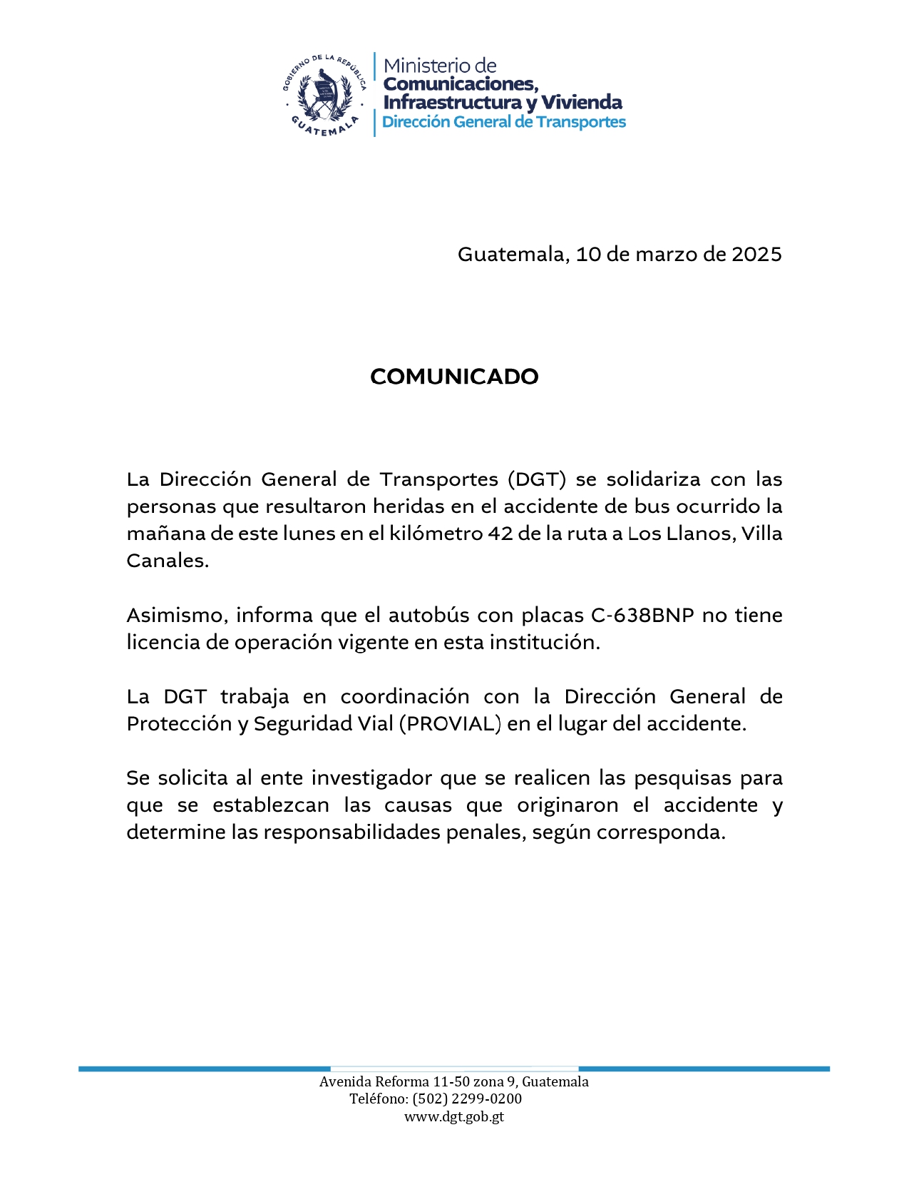 Comunicado