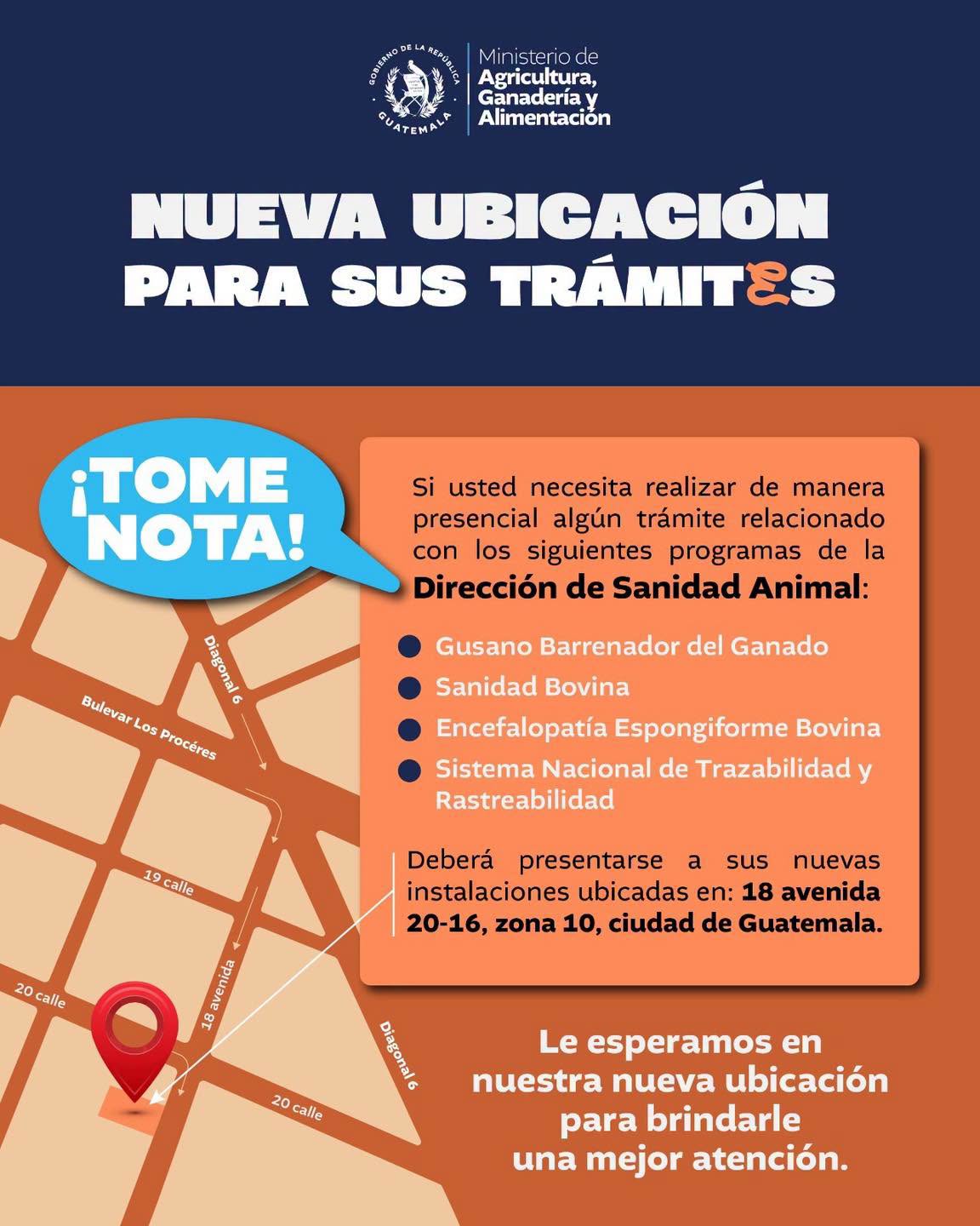 Nueva dirección