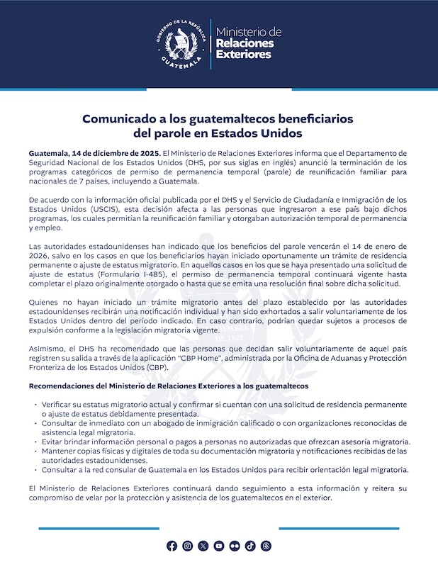 comunicado