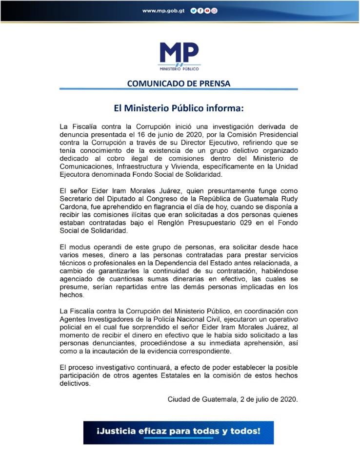 Comunicado