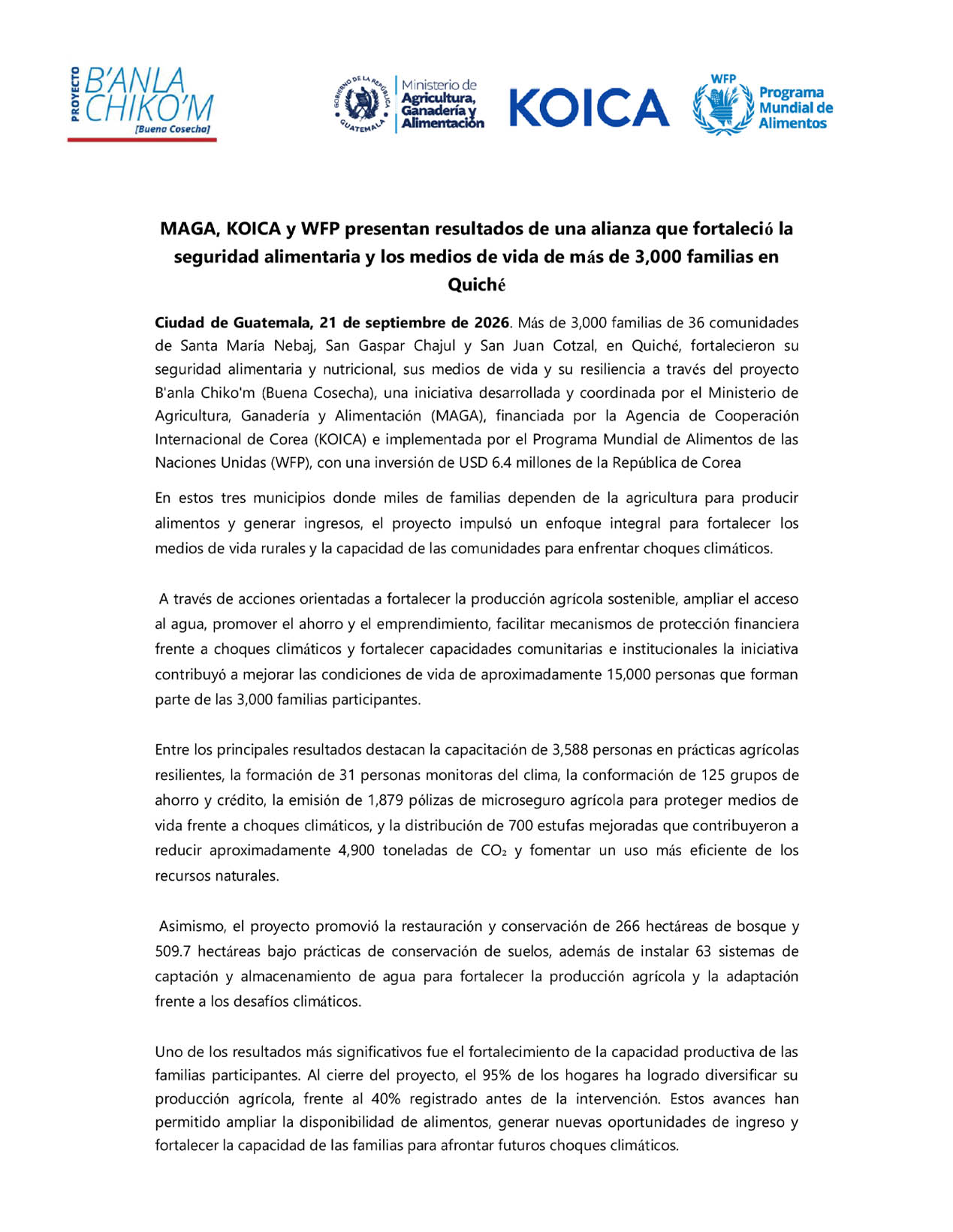 Comunicado