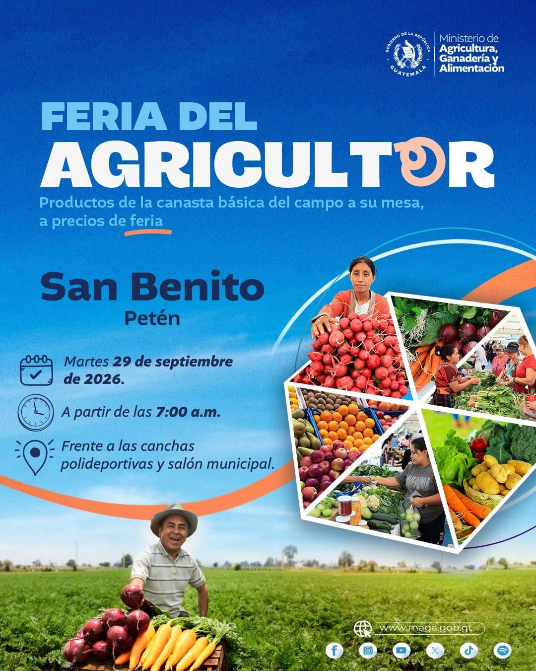 El sabor del campo llega a San Benito, Petén