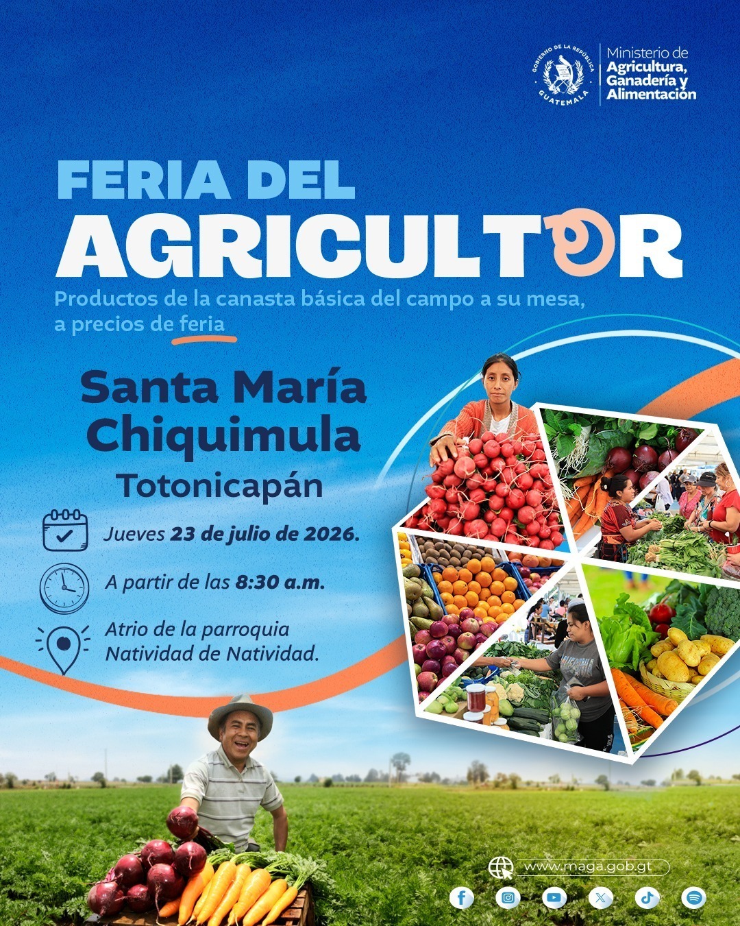 El sabor del campo llega a Totonicapán