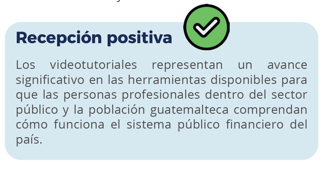 recepción positiva
