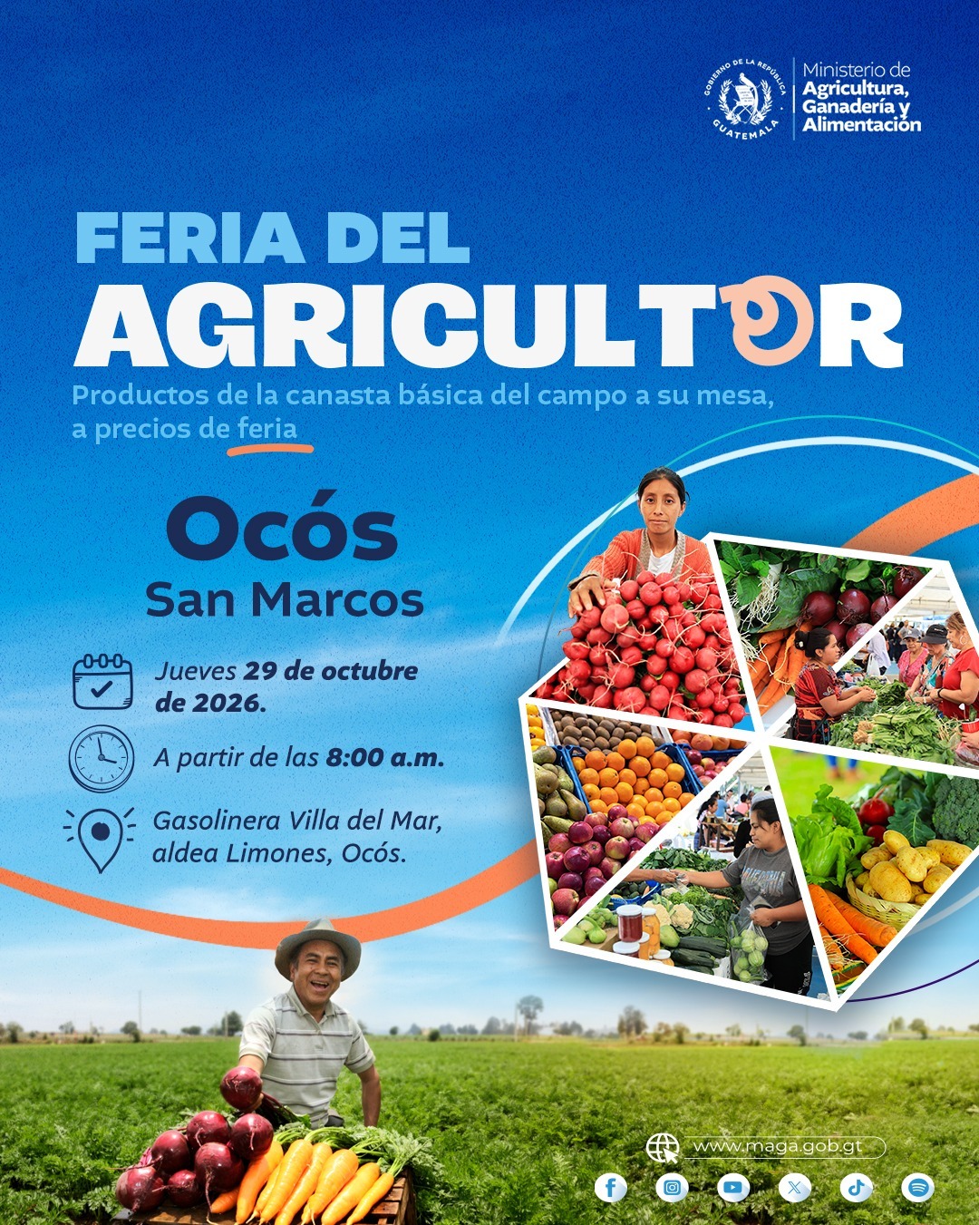 El sabor del campo llega a Ocós, San Marcos