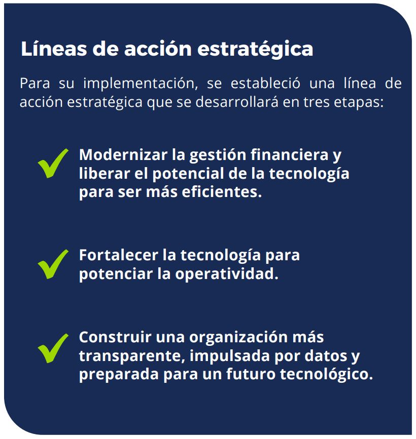 líneas de acción