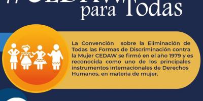 La Convención sobre la Eliminación de Todas las Formas de Discriminación Contra la Mujer (conocida por sus siglas en inglés CEDAW)