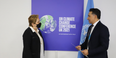 Ministro Mario Rojas entrega carta para que Guatemala sea sede de la COP.