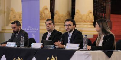 Secretario de Comunicación Kevin López presenta plataforma GT News