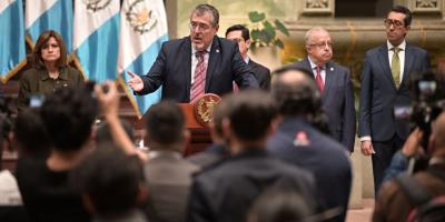 Conferencia de prensa del presidente Bernardo Arévalo 