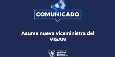 Asume nueva viceministra del VISAN