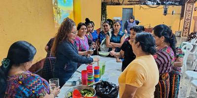 Integrantes de los CADER capacitados en calidad de agua y nutrición comunitaria