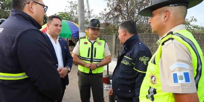 Acciones interinstitucionales fortalecen la seguridad vial de estudiantes en la CA-9 Norte