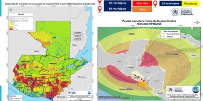 Mantienen activo plan de respuesta ante efectos de la tormenta tropical Cristina