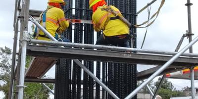 Continúan trabajos del Viaducto del Norte en ciudad de Guatemala