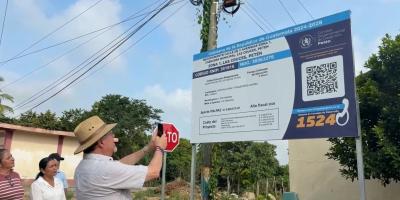 «Código QR visto, QR escaneado. 100% construido 100% pagado»