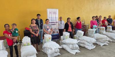 Asistencia alimentaria llega a más de 13 mil familias