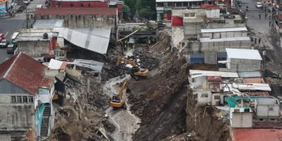 Insivumeh estudia el comportamiento del río Pinula ante los daños en Villa Hermosa