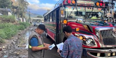 Sancionan unidades de transporte extraurbano en Villa Nueva