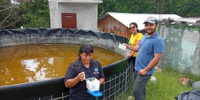 Fortalecen las buenas prácticas acuícolas en Melchor de Mencos, Petén