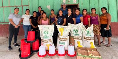 Producción de pollo de engorde impulsa la seguridad alimentaria en El Chal
