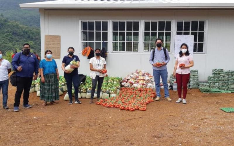 Familias desarrollan capacidades agrícolas para cosechar