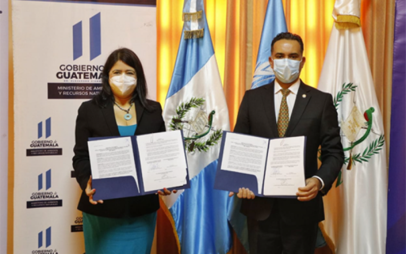 mario rojas espino ministro de ambiente y recursos naturales y onu