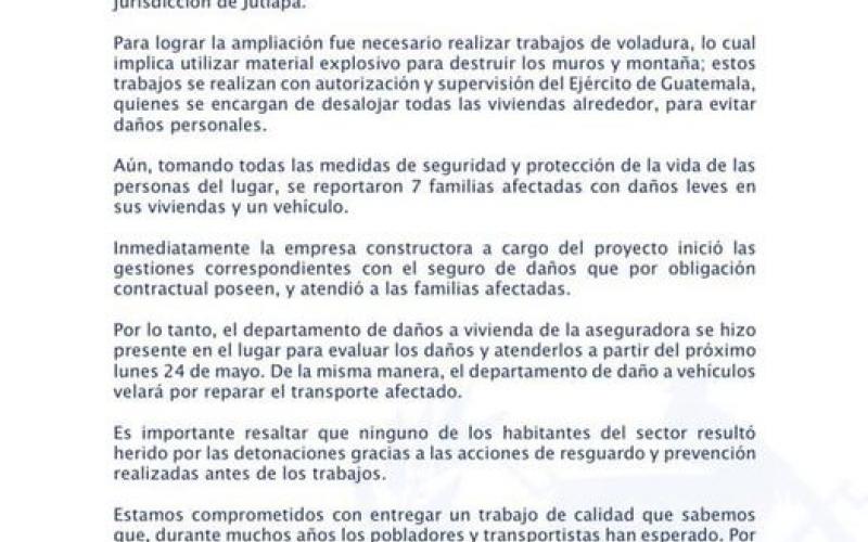 Información importante