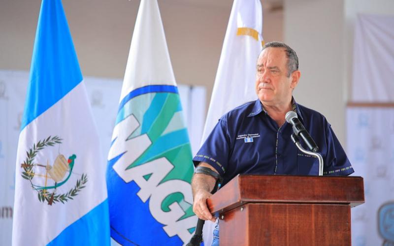 Presidente de la República, Alejandro Giammattei.