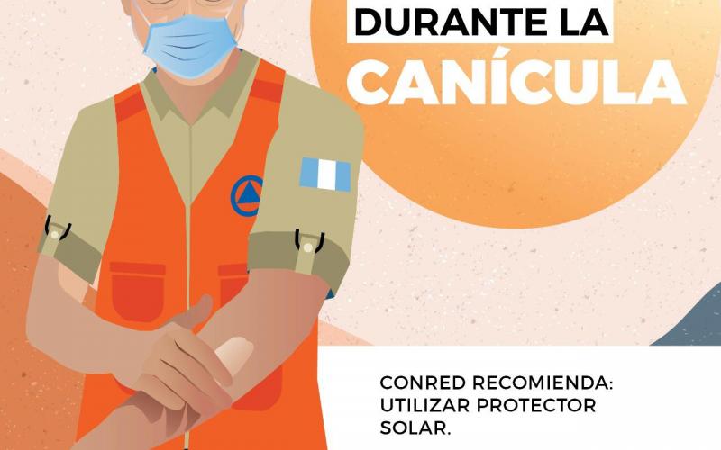 SE-CONRED desarrolla campaña de prevención por canícula