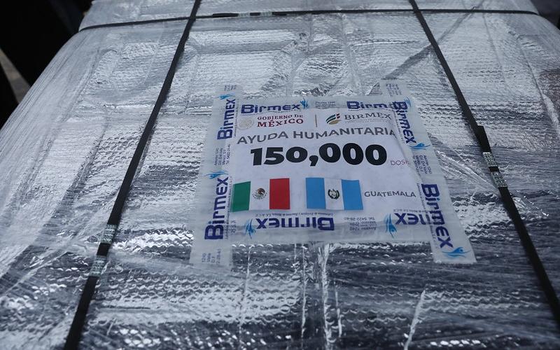 150 mil dosis ingresaron hoy a Guatemala.