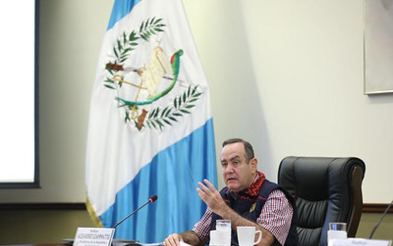 Presidente Alejandro Giammattei
