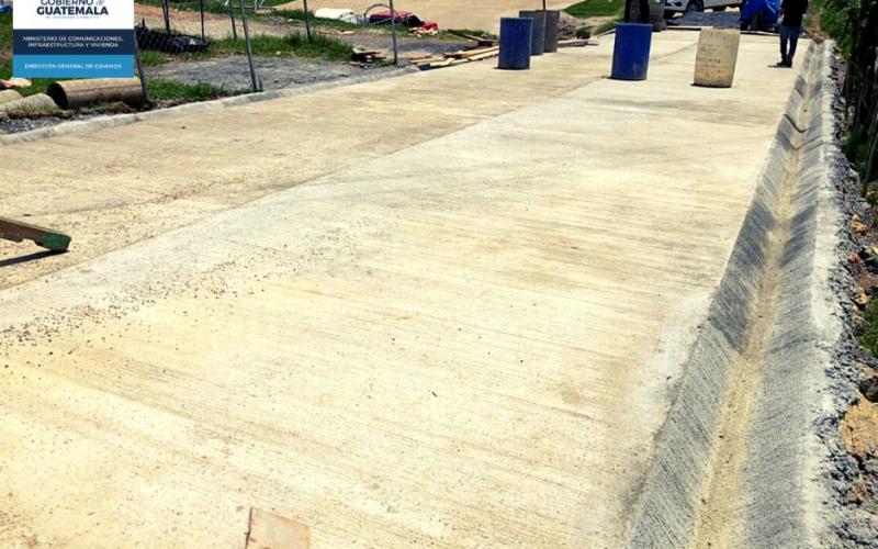 Pavimentación en Cunén, Quiché