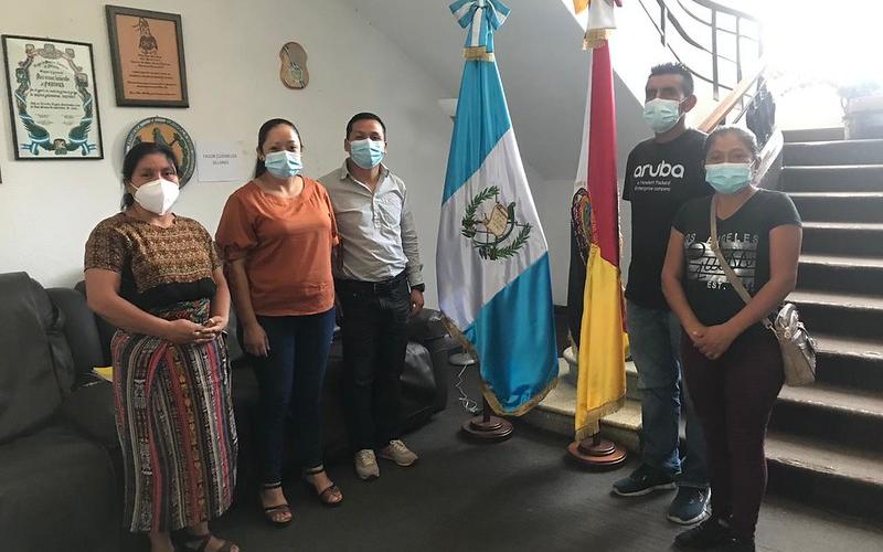 Beneficiarios de FONTIERRAS realizan gestiones