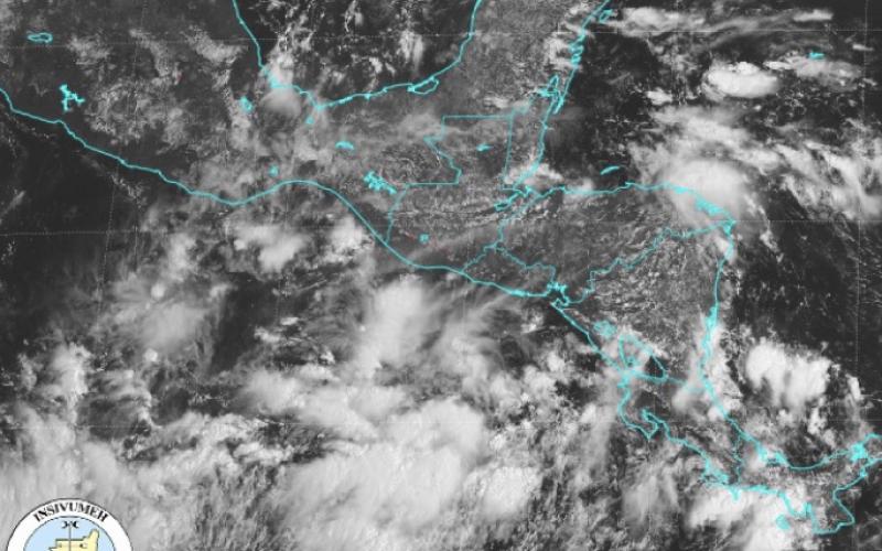 Imagen satelital. Fuente: INSIVUMEH.