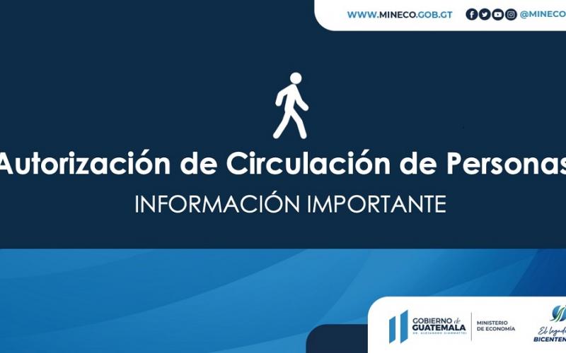 El Ministerio de Economía sigue informando sobre proceso para obtener salvoconductos.