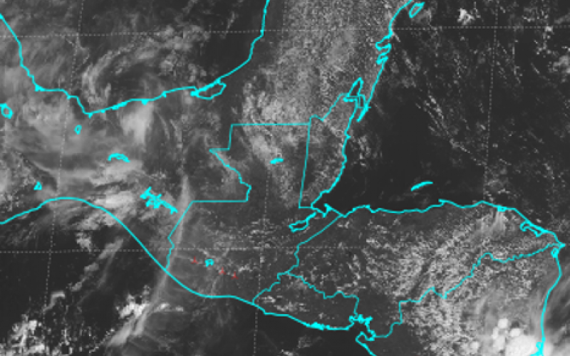 Imagen satelital. Fuente: INSIVUMEH.