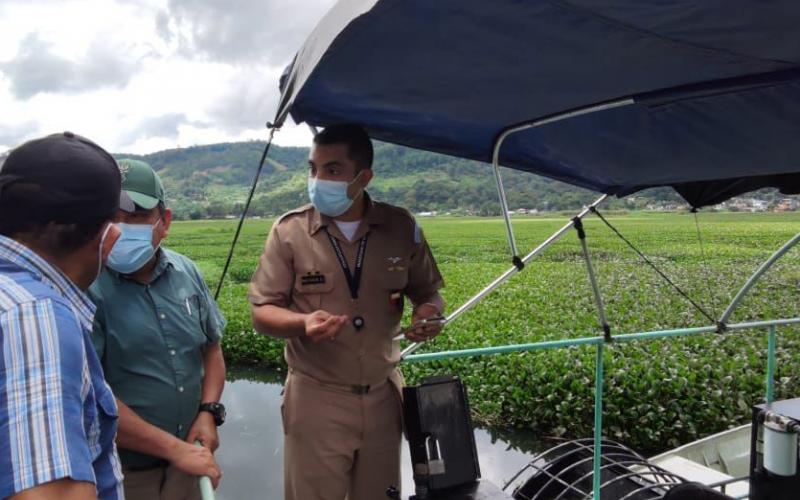 MDN mide recuperación ambiental de la laguna Chichoj, A.V.