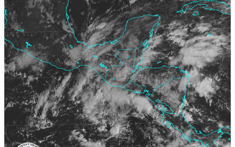 Imagen satelital. Fuente: INSIVUMEH.