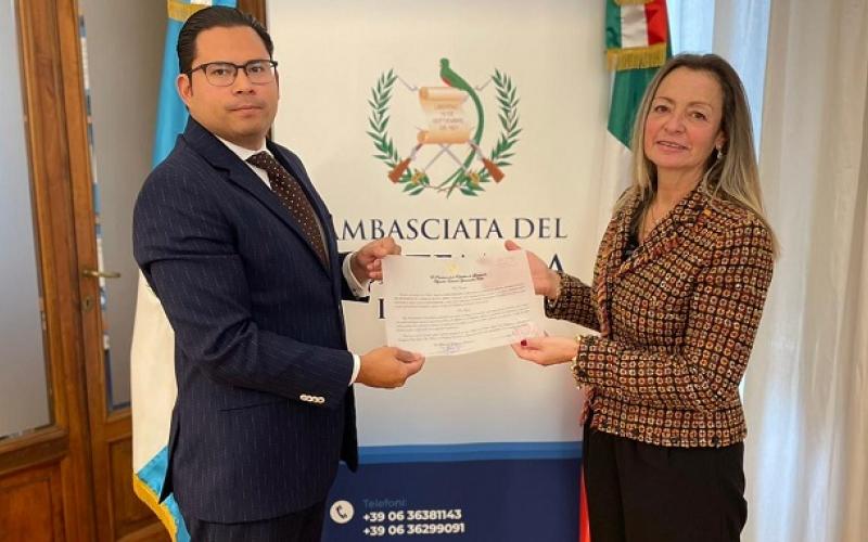 Nueva cónsul honoraria de Guatemala en Florencia