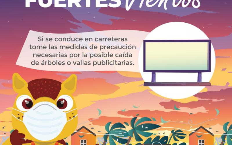 La SE-CONRED recomienda conducir en carreteras, tomando las medidas de precaución necesarias.
