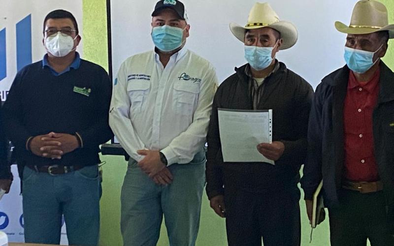 MAGA entrega finiquito a proyecto productivo en Huehuetenango 
