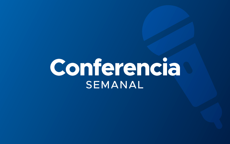 conferencia de prensa semanal