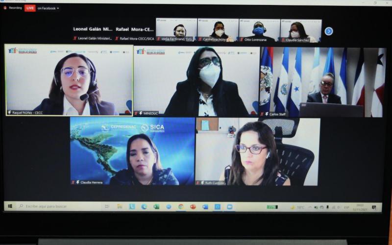 Mineduc organiza Primer Foro virtual de Escuelas Seguras de la Región SICA