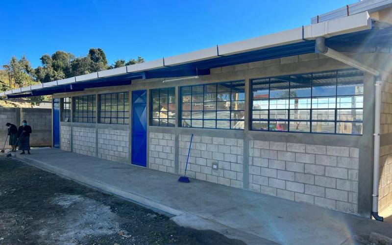 Fodes amplia escuela en La Unión, Quetzaltenango