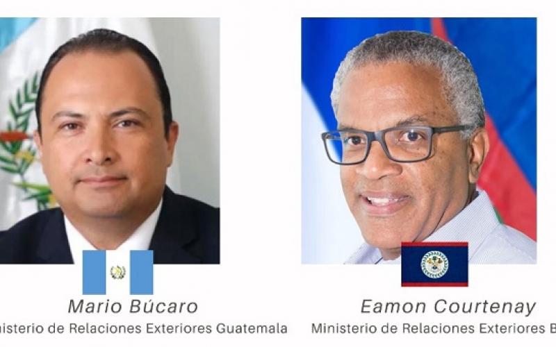 Cancilleres de Guatemala y Belice conversan sobre relación bilateral