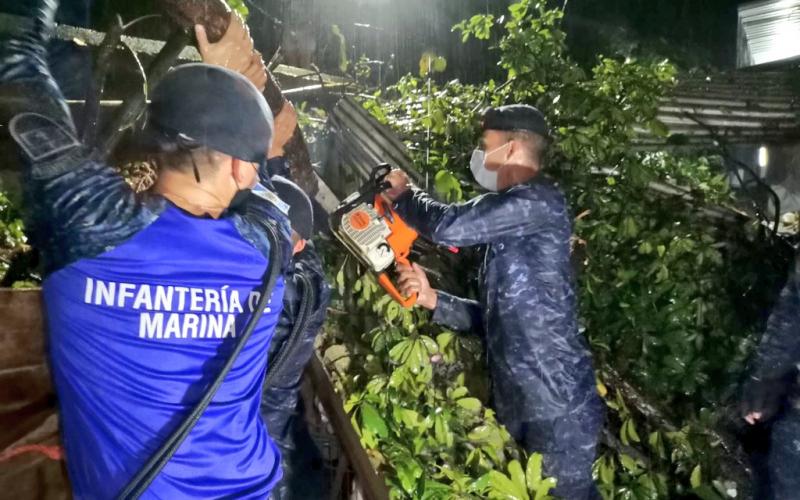 Apoyo en emergencias durante el fin de semana.
