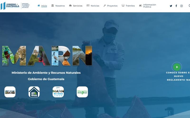 MARN presenta su nuevo y moderno portal web 