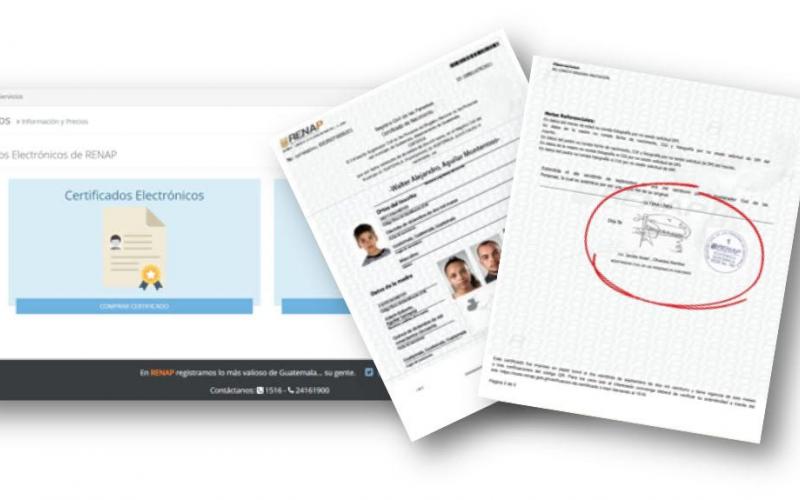 CERTIFICADOS EN LÍNEA, LEGÍTIMOS PARA CUALQUIER TRÁMITE 